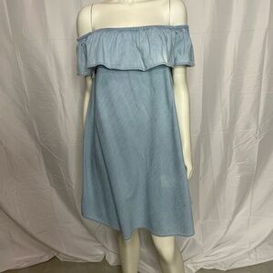 EXPRESS Denim Shift Dress Size M